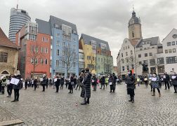 Lockdown Mahnwache Verzweiflung Bei Friseuren In Jena 00019